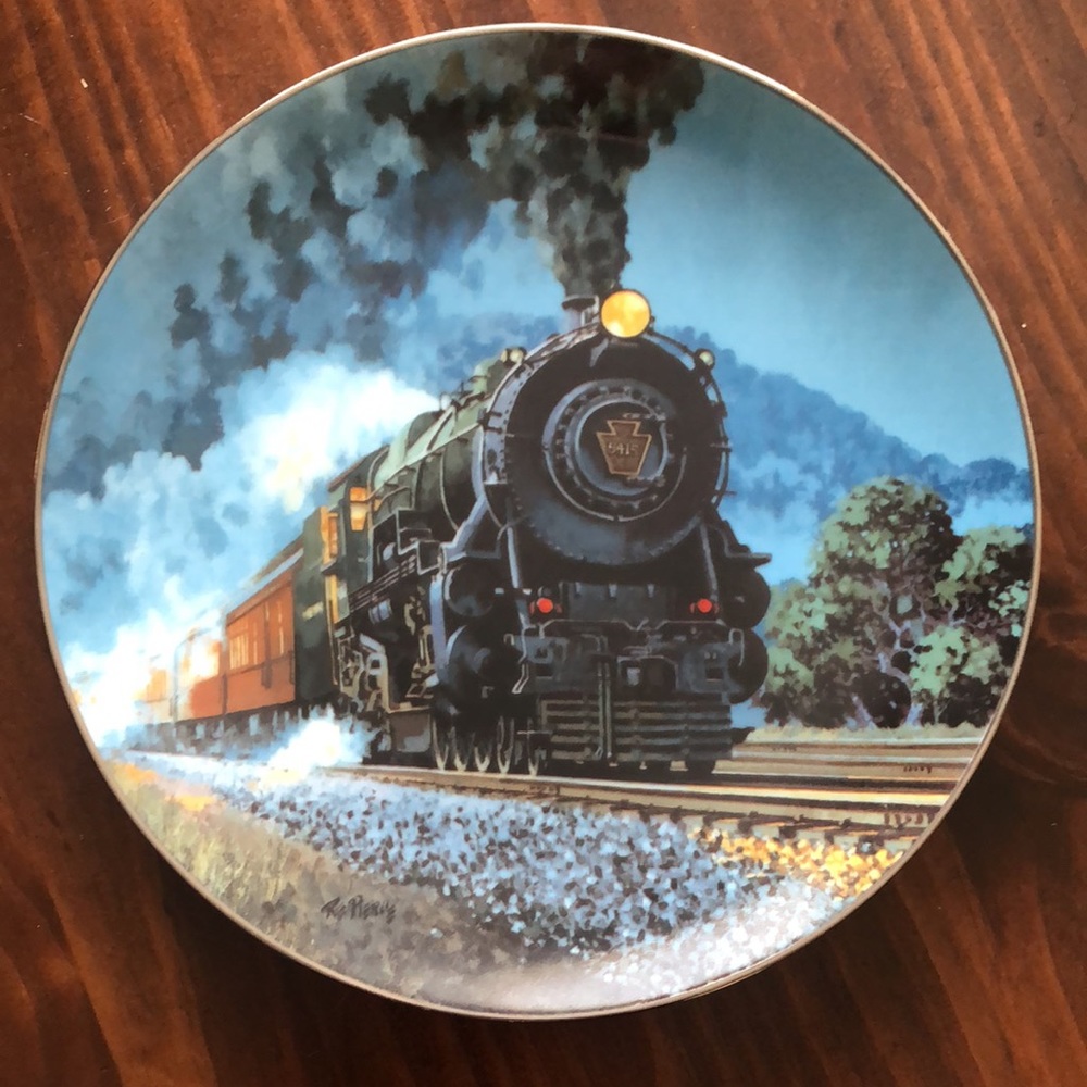The Broadway Limited Classic Trains Collectors Plate